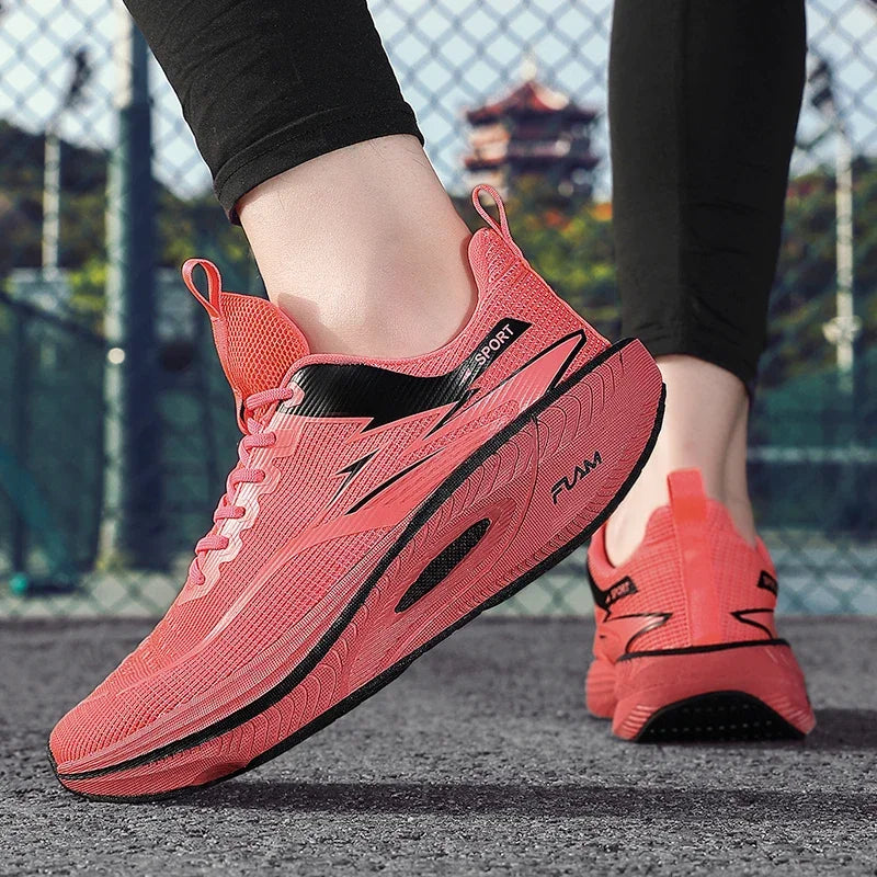 Men's Breathable Mesh Running Sneakers Black