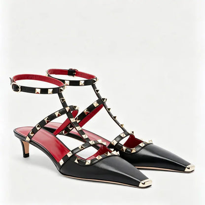 Summer High-Heeled Rivet Women's Sandals