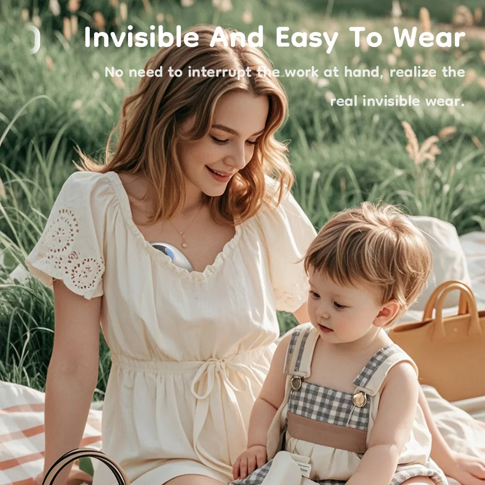 Wearable Electric Breast Pump with LED Display