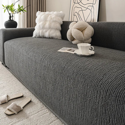 Jacquard Sofa Cover Thick Elastic for L-Shaped Sofa