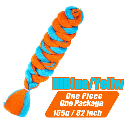 Kanekalon Jumbo Braiding Hair 82 Inch Kinky Straight