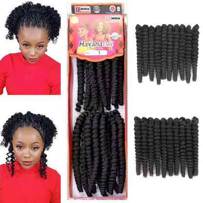 Havanna Curl Braids 8 Inch Synthetic Spring Twist Extensions