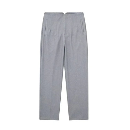 High Waist Pencil Pants for Women in Black and Pink