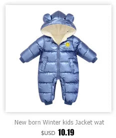 Winter Down Jacket for Boys and Girls Thicken Snowsuit