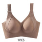 Women's Seamless Wire-Free Bra, Thin Style, Large Size