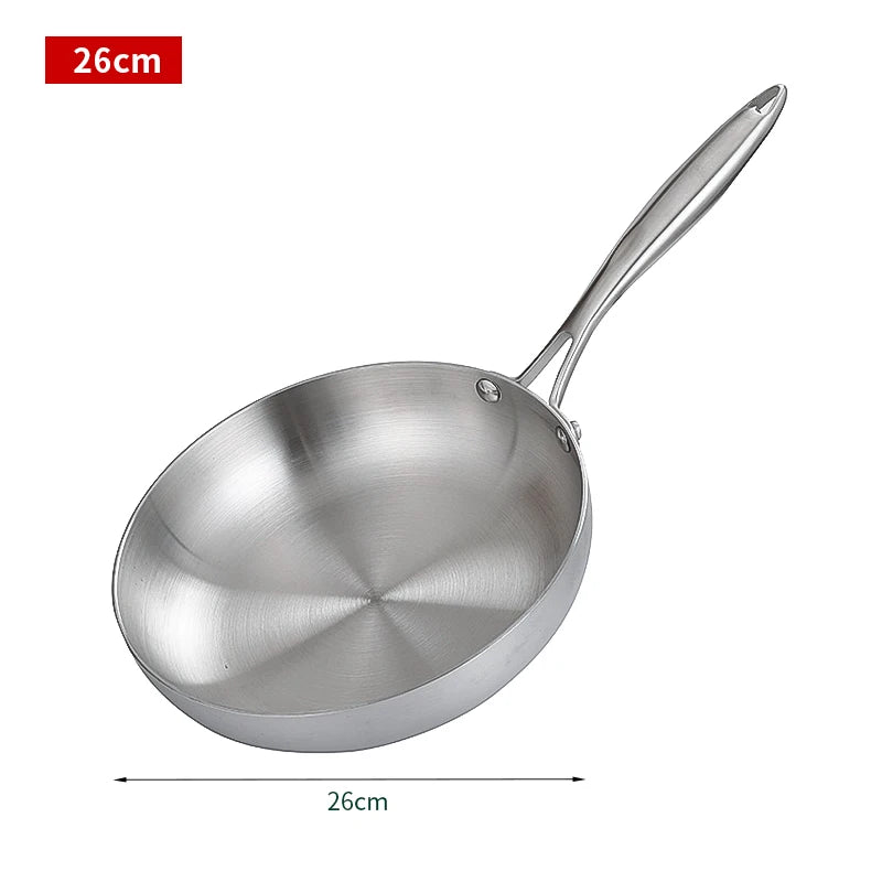 304 Stainless Steel Nonstick Frying Pan 28cm