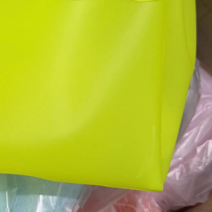 Women Jelly Bag TPU Transparent Tote Shoulder Bag Pink