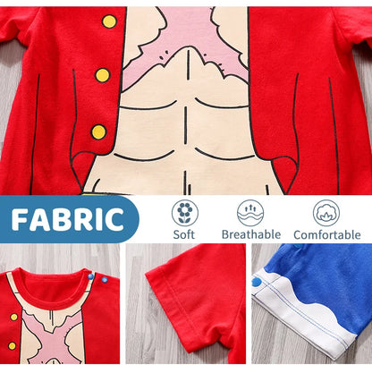 Cotton Anime Role Play Baby Jumpsuit for Summer