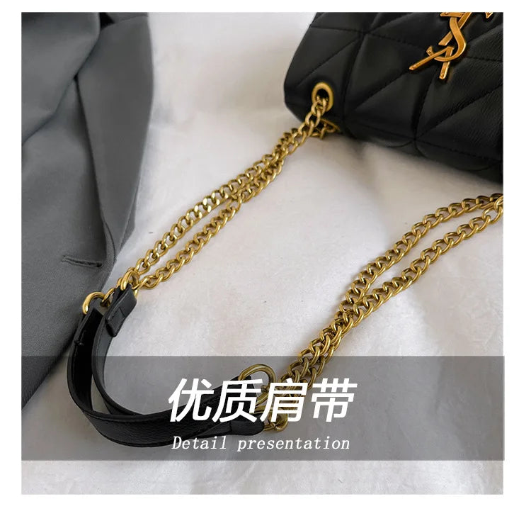 Genuine Leather Mini Square Bag for Women
