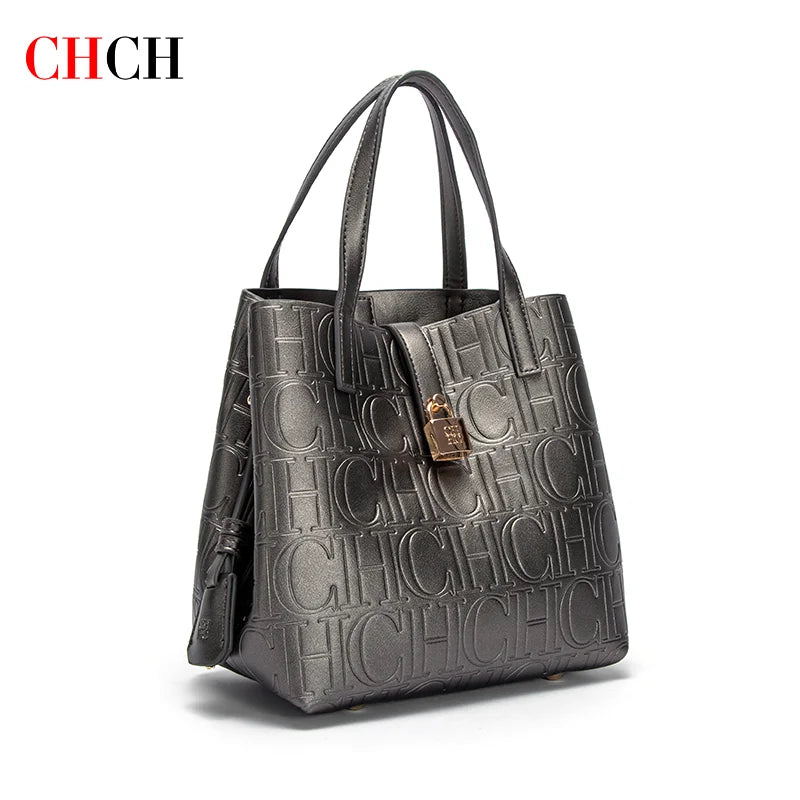 CHCH Women's Casual Tote Bag in PU Leather