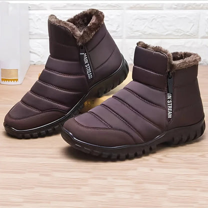 Men's Winter Zipper Snow Ankle Boots