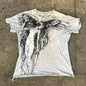 Gothic Style Oversized Cotton T-Shirt for Women