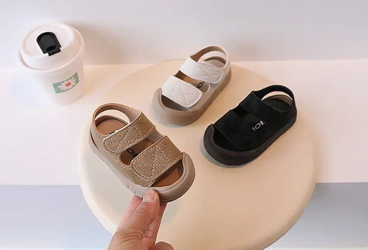 Baby Sandals for Boys Ages 1-3 Soft Bottom Breathable