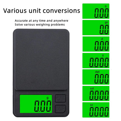 Mini High-Precision LCD Digital Pocket Scale 1kg/500g