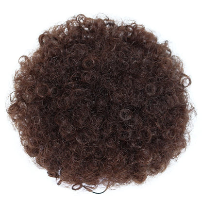 Afro Puff Drawstring Ponytail Brazilian Kinky Curly Hair