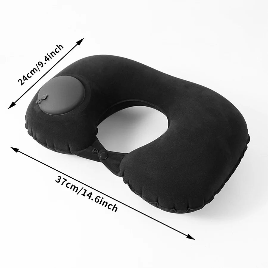 Self-Inflating Portable Travel Neck Pillow
