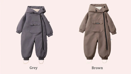 Ircomll Down Jacket Toddler Snow Suit Hooded Coat