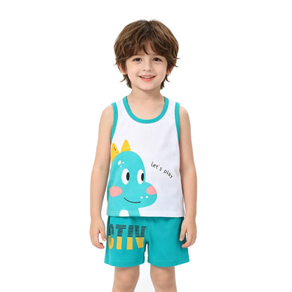 Cotton Summer Kids Clothing Set T-Shirt and Shorts