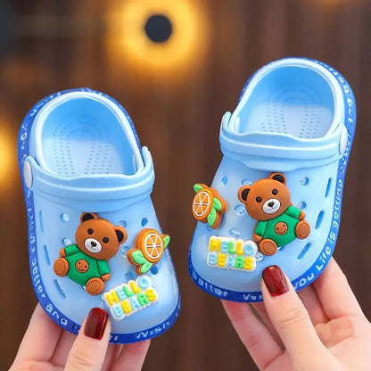 Children's Cartoon Slippers with Soft EVA Soles