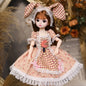 Plastic 30cm Movable Joint Doll with Music for Kids