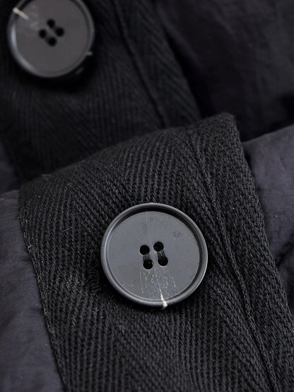 Solid Single-Breasted O-Neck Jacket for Women