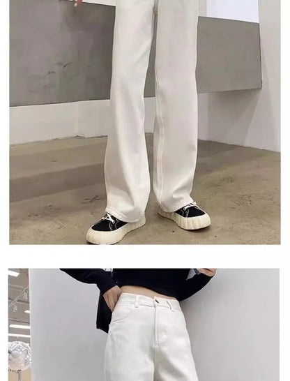 Women's Loose Denim Straight Leg Pants