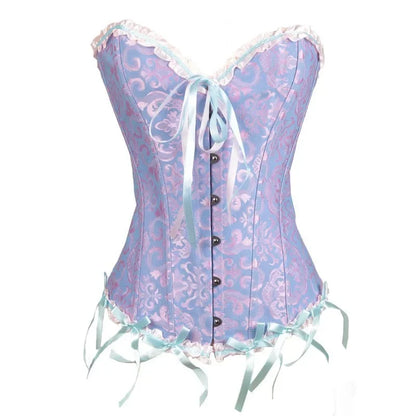 Gothic Lace Up Corset Shapewear for Women