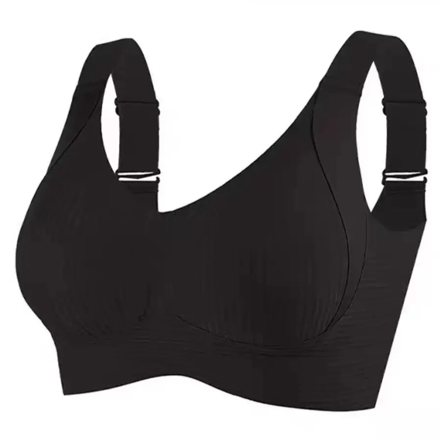 Traceless Women's Bra, Wire-Free, Polyester, Large Size
