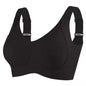 Traceless Women's Bra, Wire-Free, Polyester, Large Size