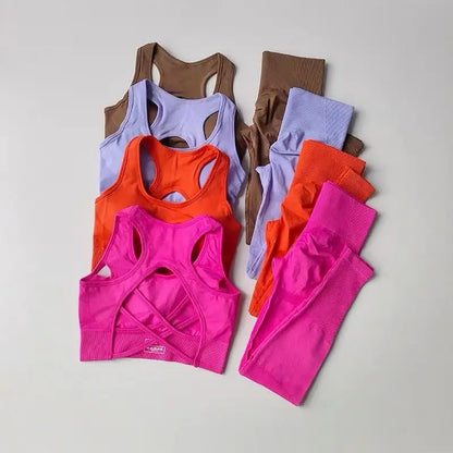 Women's 2PCS Sports Bra and Leggings Set for Yoga