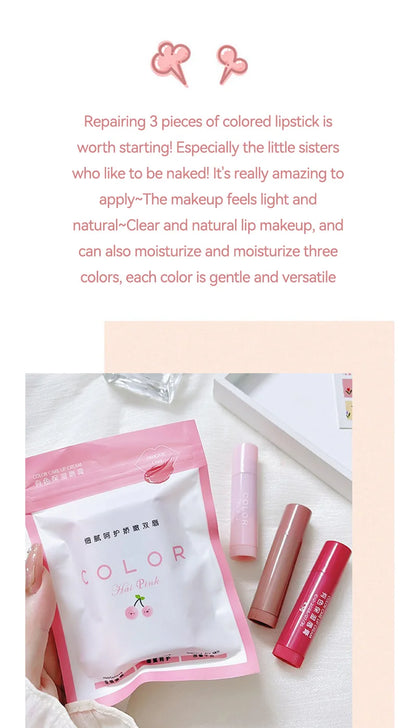 HAIPINK Tinted Lip Balm Set – 3 Pieces