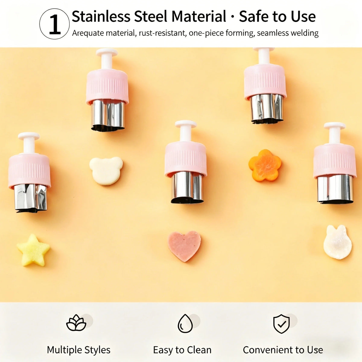 8PCS Stainless Steel Butterfly Cookie Cutter Set