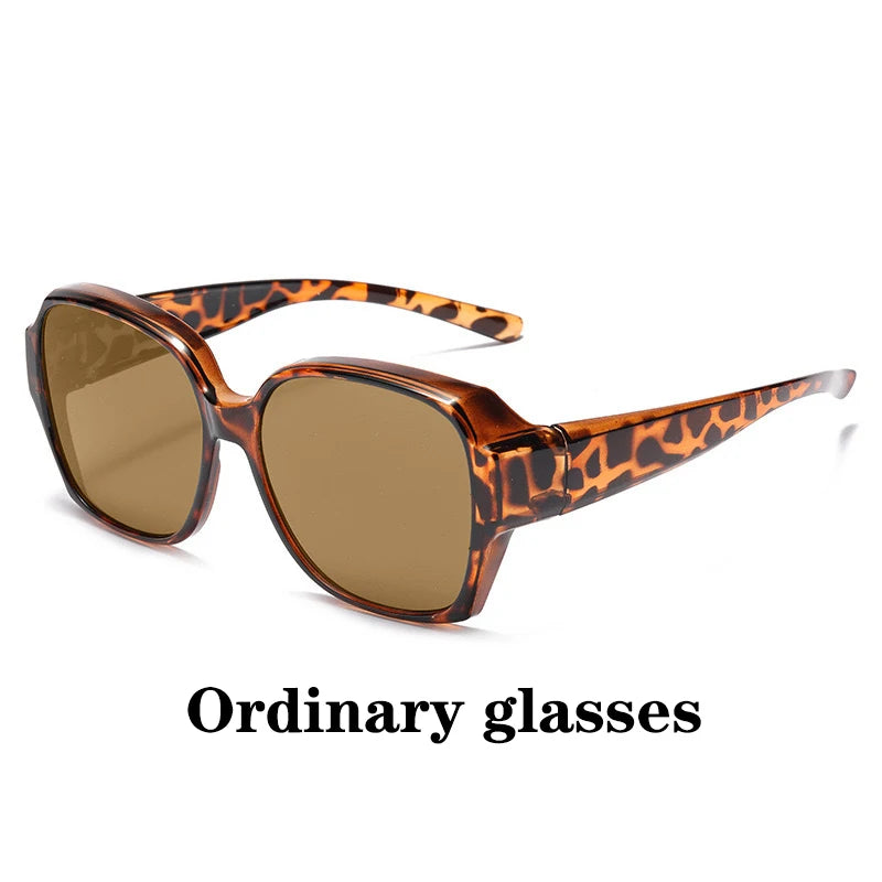 Round Polarized Sunglasses for Prescription Glasses
