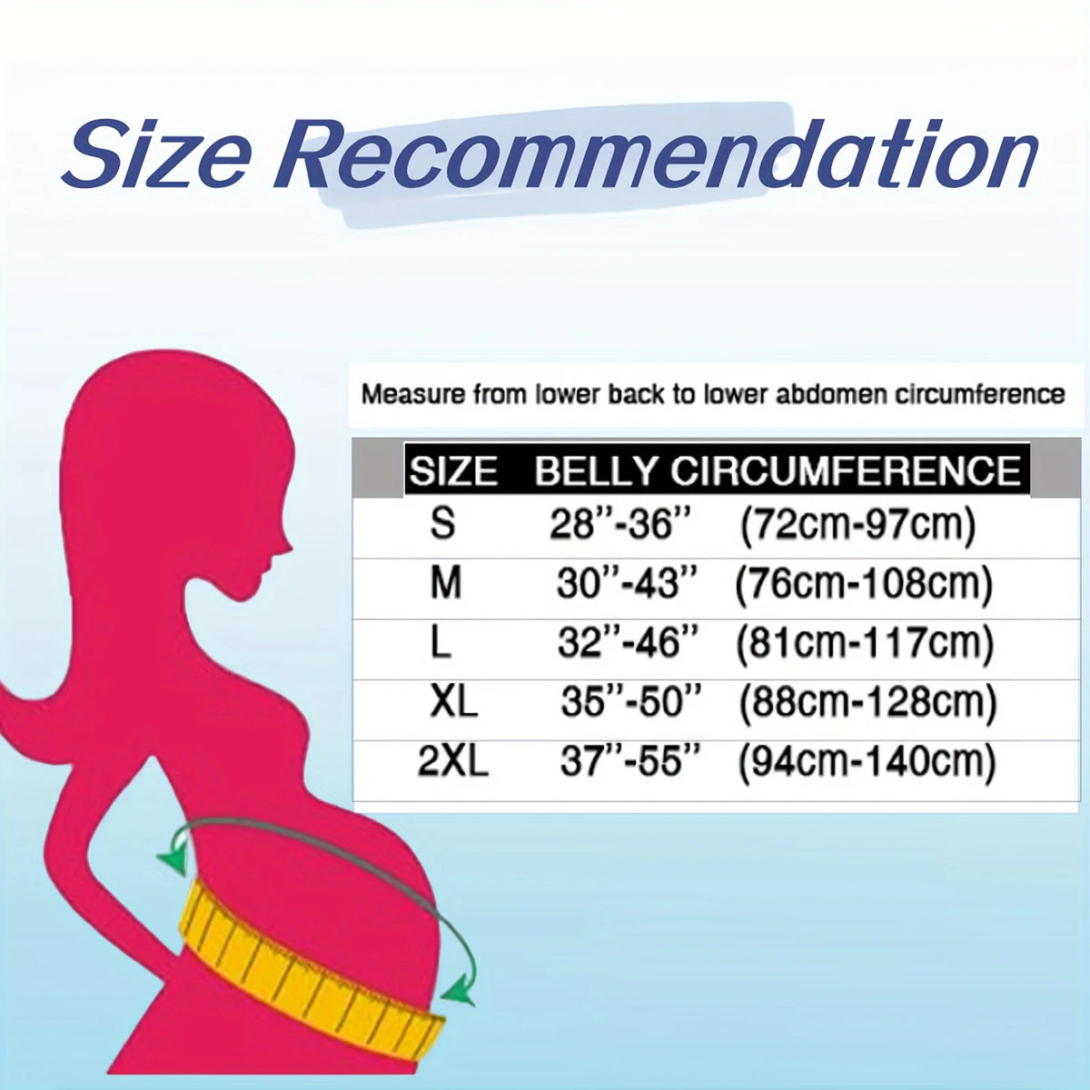Maternity Support Belly Band Adjustable Waist Protector