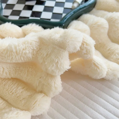 Solid Color Coral Fleece Blanket 100% Polyester