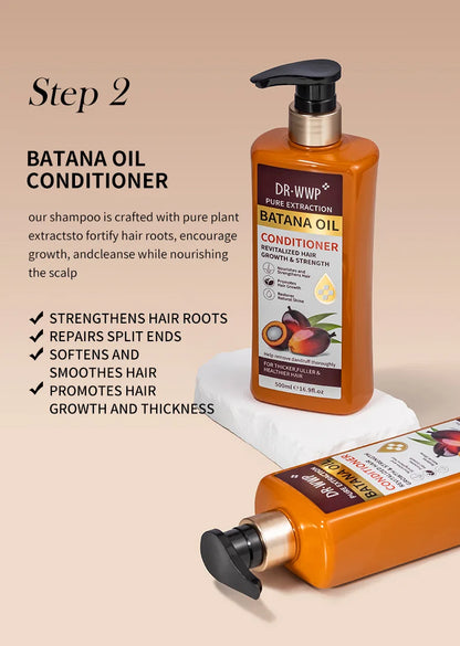 Batana Oil Shampoo & Conditioner Set (500ml)