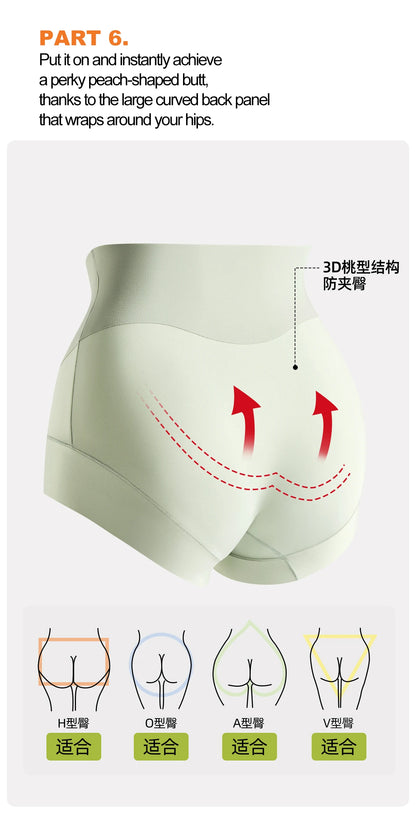 High Waist Tummy Control Shapewear Briefs for Women