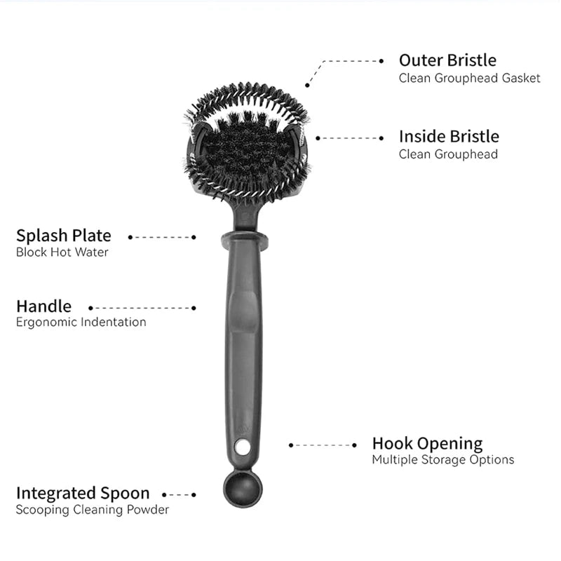 Coffee Machine Brush Cleaner Plastic Espresso Tool