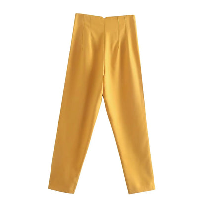 Koekop High Waist Pencil Trousers for Women