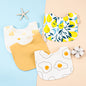 4pcs Cotton Baby Adjustable Bibs Bandana Scarf