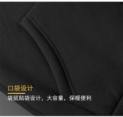 Thick Lambswool Hoodie Jacket for Men and Women