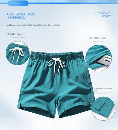 Men's Quick Dry Polyester Running Shorts
