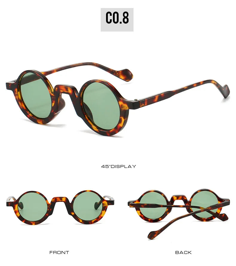 Retro Round Sunglasses for Casual Travel