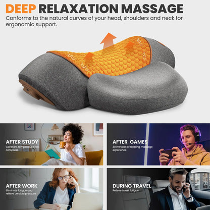 Heated Neck Massage Pillow