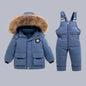Winter Down Jacket for Boys and Girls Thicken Snowsuit