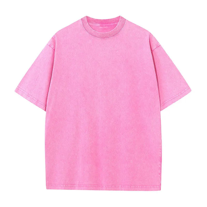 Vintage Cotton Short Sleeve T-Shirt for Women
