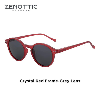 ZENOTTIC Retro Circular Polarized Sunglasses S Size