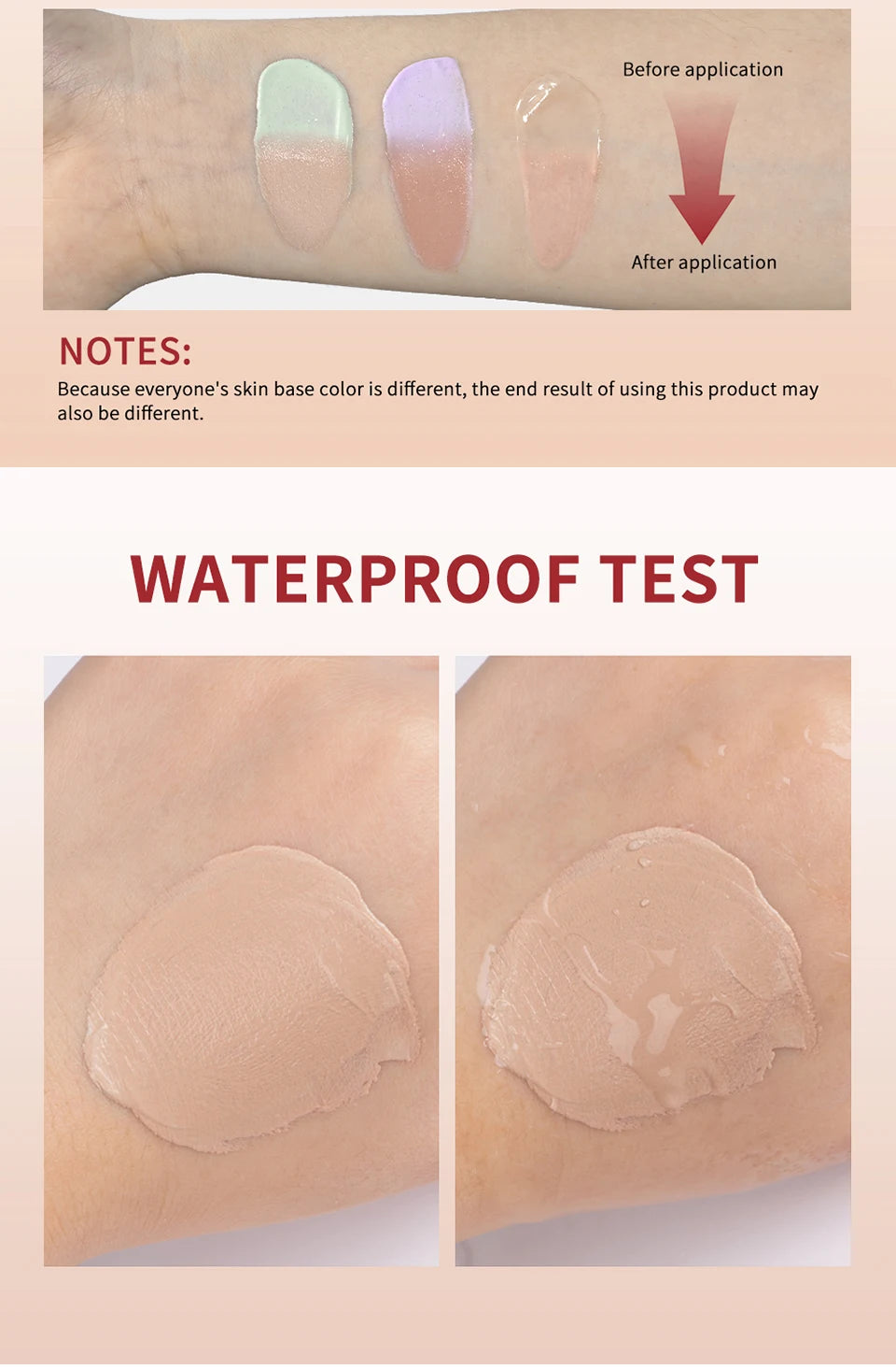 CC Cream Color Changing Liquid Foundation with Centella