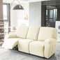 Soft Polyester Recliner Sofa Cover Solid Color