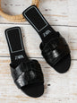 Woven Flat Women's Sandals for Summer Comfort